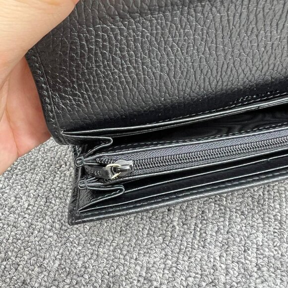 100% Authentic Gucci Soho Interlocking Leather Wallet - Picture 14 of 16
